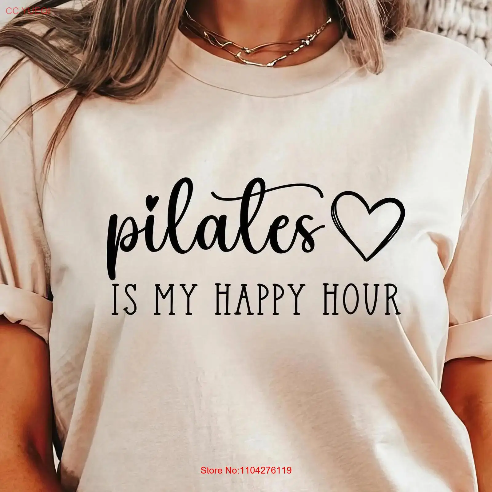 Pilates Yoga Instructor - Футболка для фитнеса Pilates: Мой час